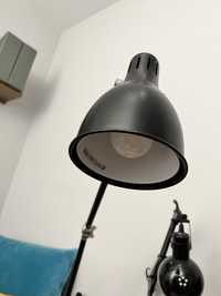 Lampa podłogowa loft Ikea czarna metalowa