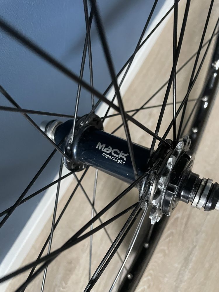 Koła ostre koło fixie mavic open pro ust disc mack supelight 32h