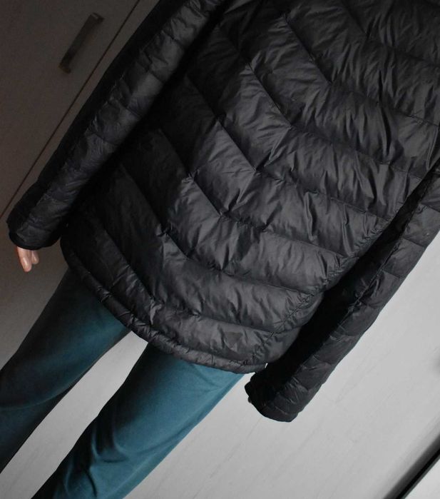 Kurtka zimowa XL puchowa pikowana z kapturem ciepła Jack Wolfskin