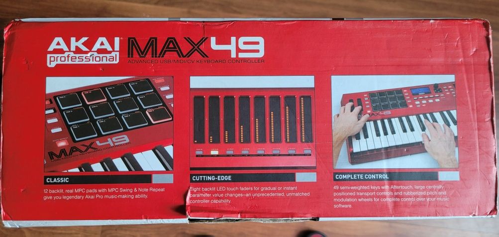 Akai max49 profesional klawiatura sterujaca midi jak nowa karton