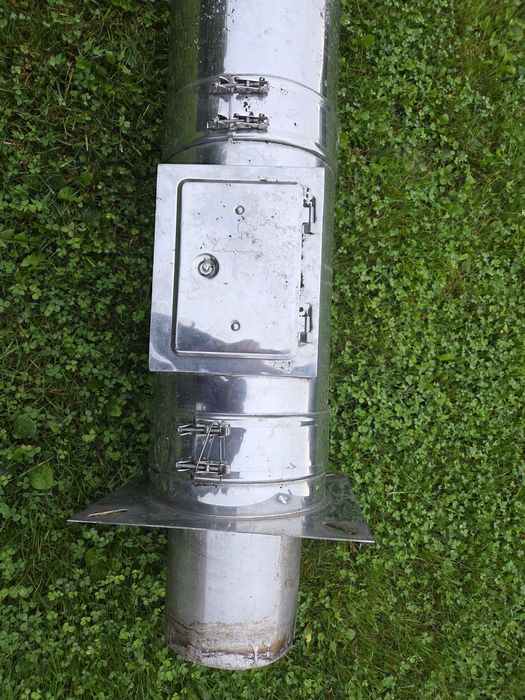 Komin kwasoodporny izolowany z wyczystką