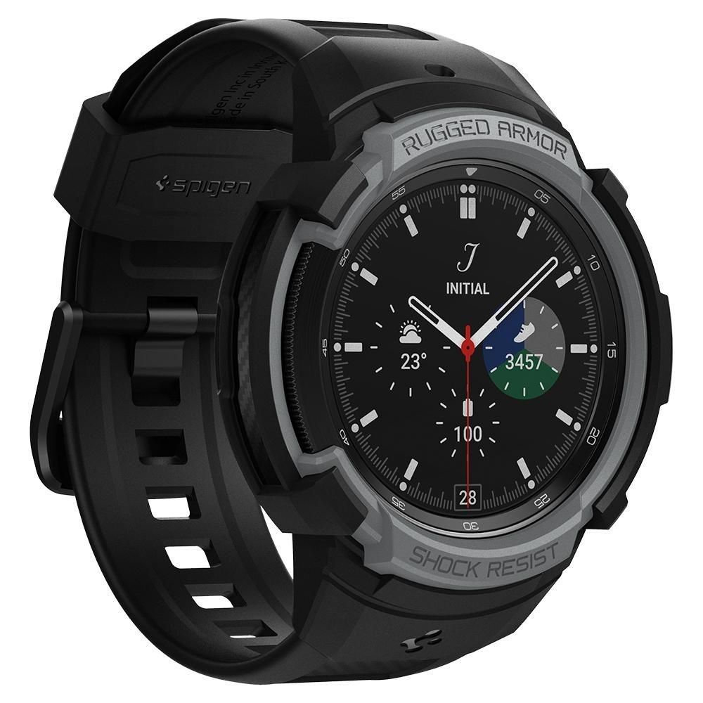 Pasek Spigen Rugged Armor  Galaxy Watch 4 Classic 46 Mm Charcoal Grey