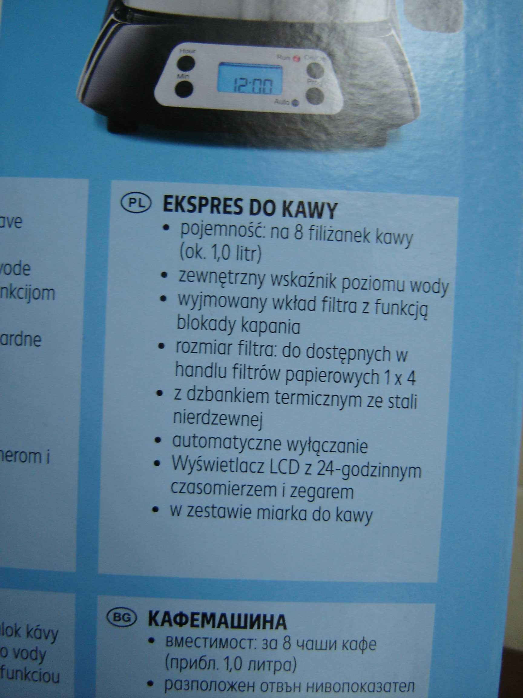 Ekspres do kawy przelewowy z termosem