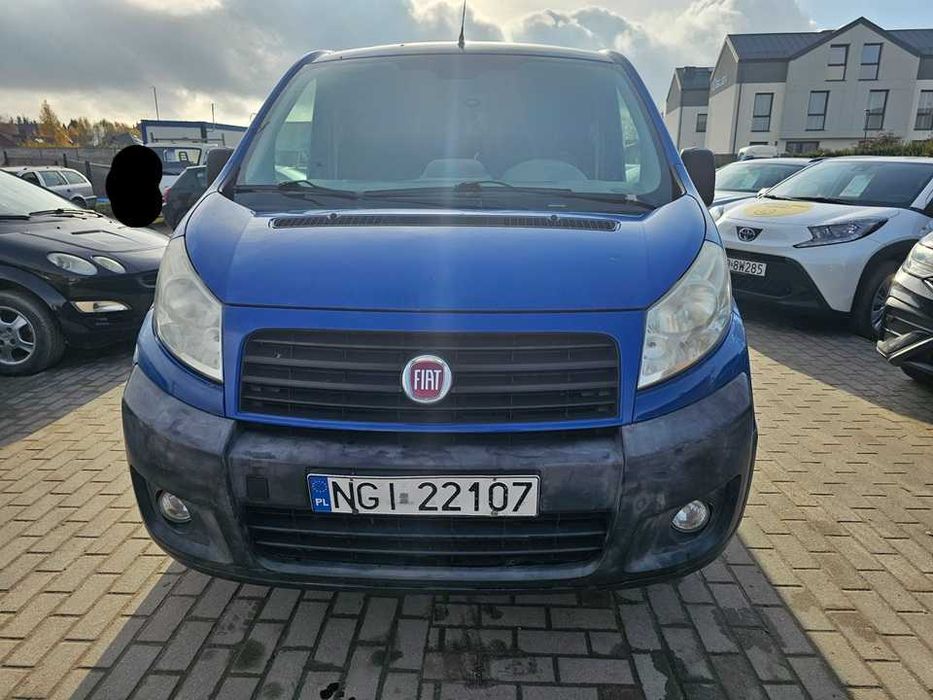 Fiat Scudo 2008r/1.6diesel/90KM/VAT1/ładowność 1125kg/okazja/3osobowe