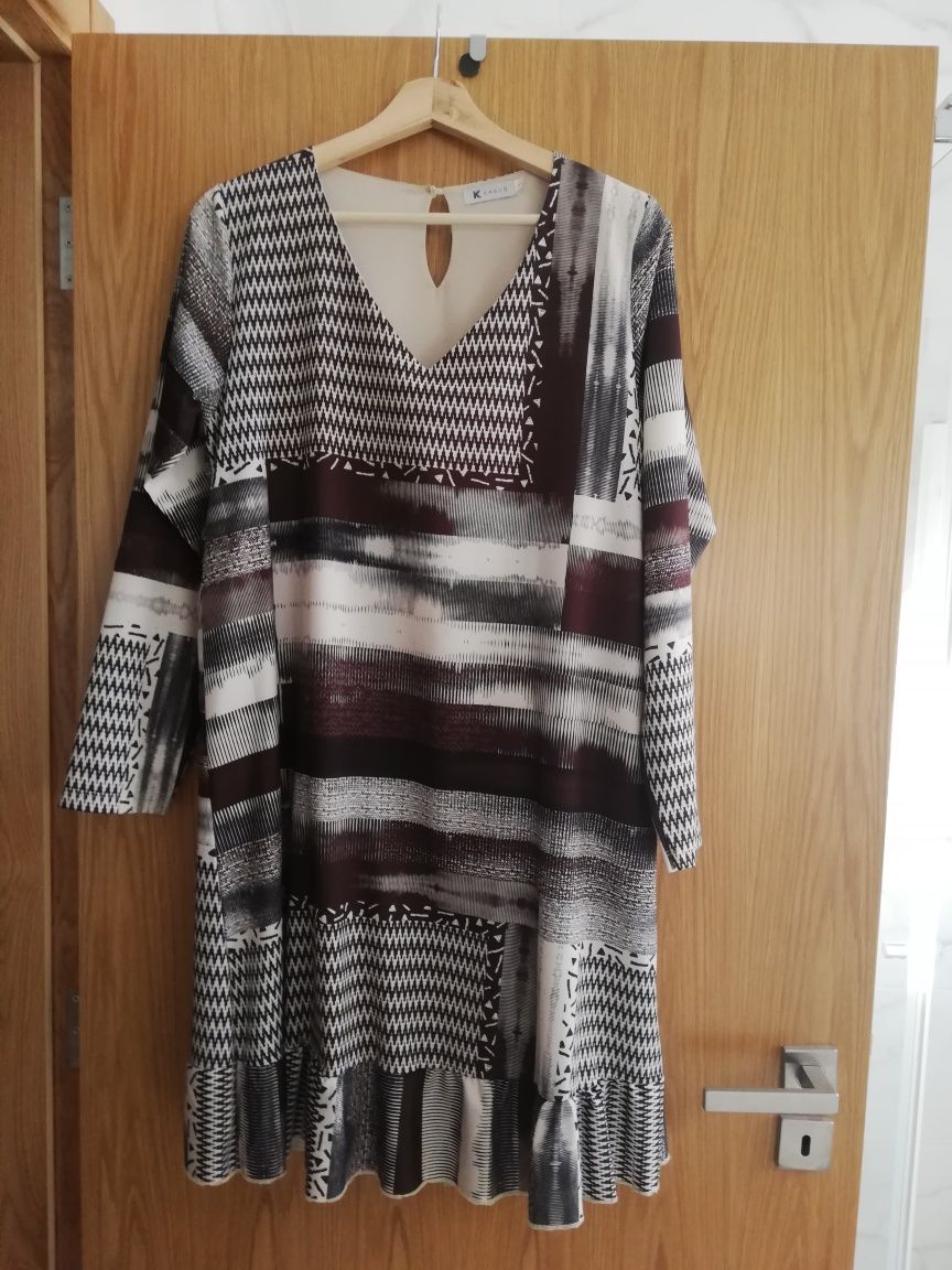 Vestido multicor