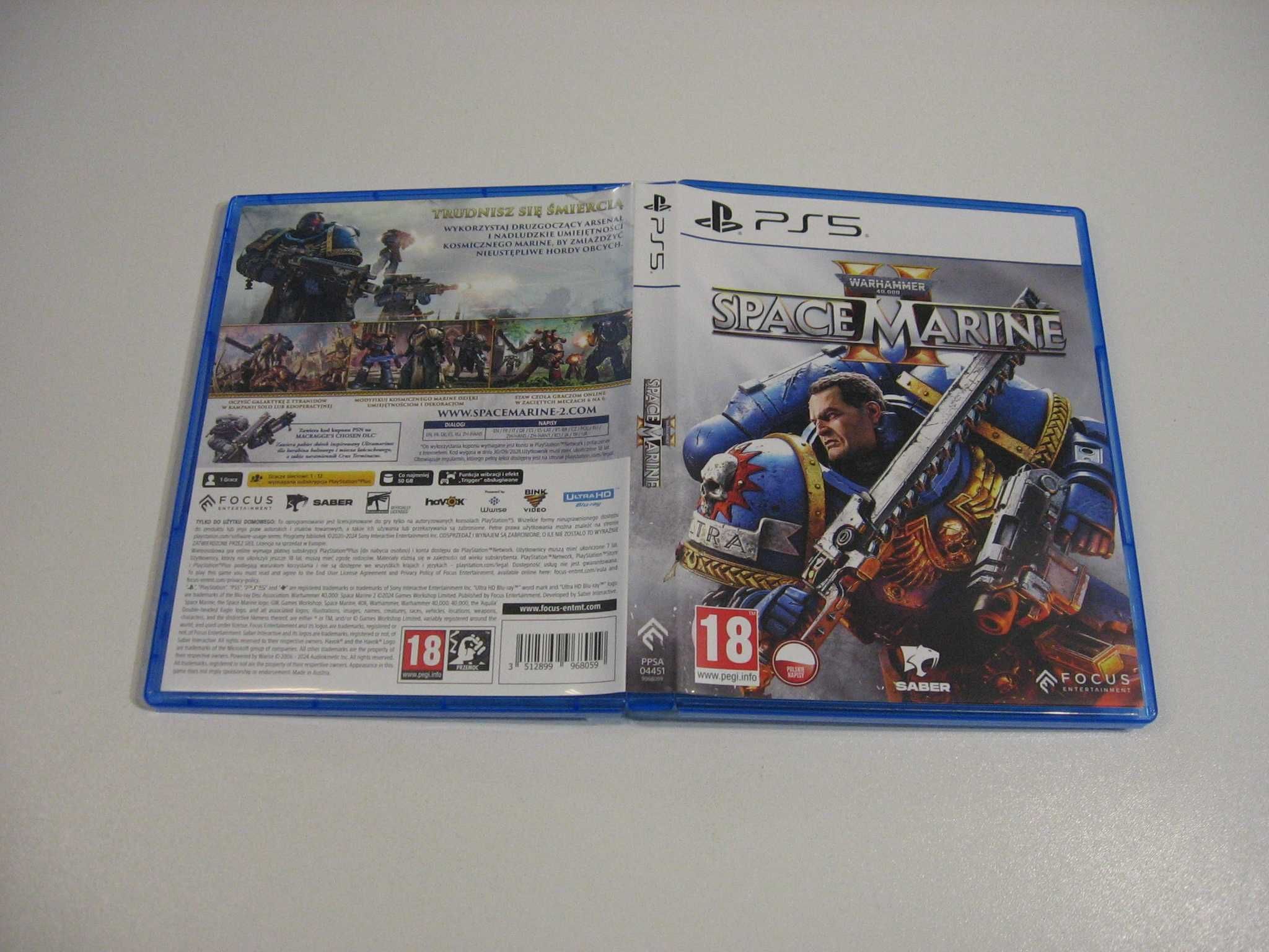 Warhammer 40.000 Space Marine 2 PL - GRA Ps5 - Opole 4088