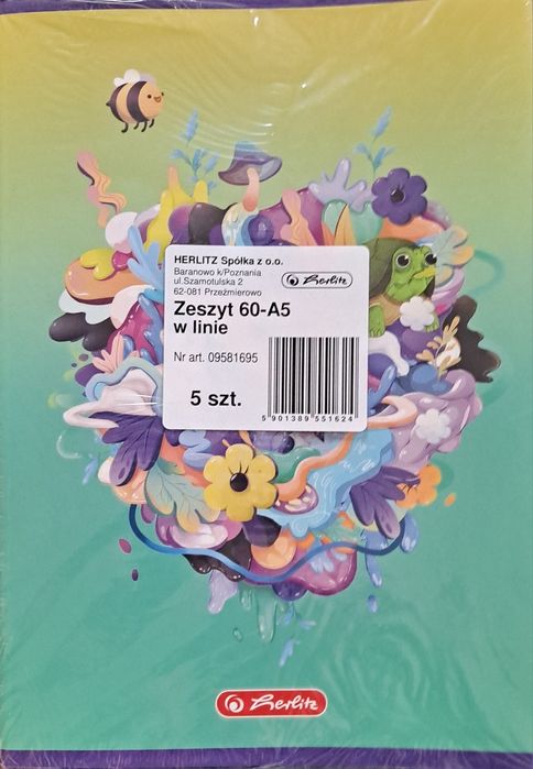 Zeszyt A5 60 kartkowy =