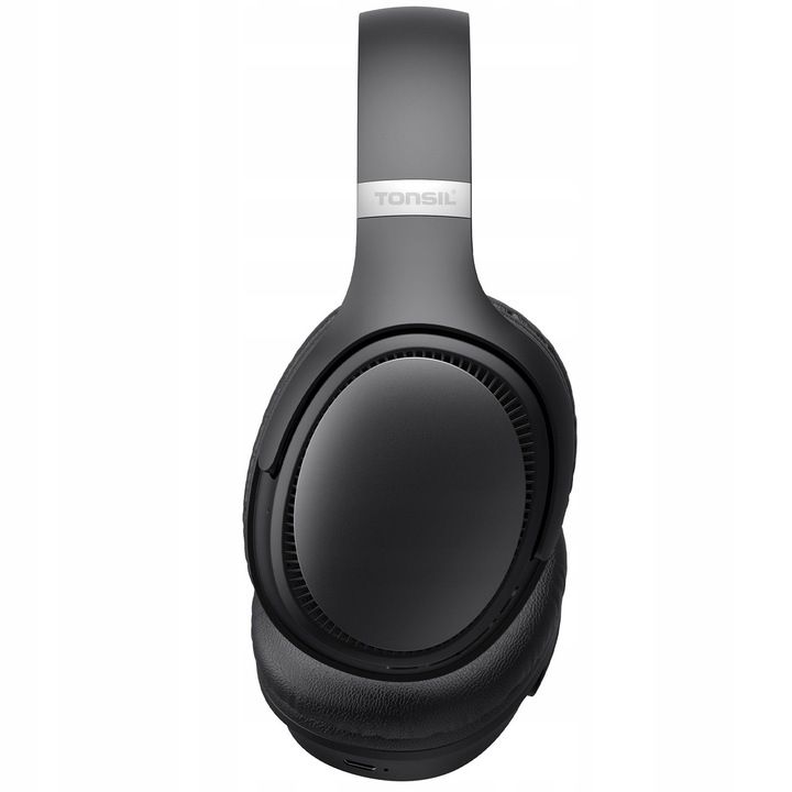 Słuchawki Tonsil R35bt Czarne Bezprzewodowe Nauszne Bluetooth 5.3