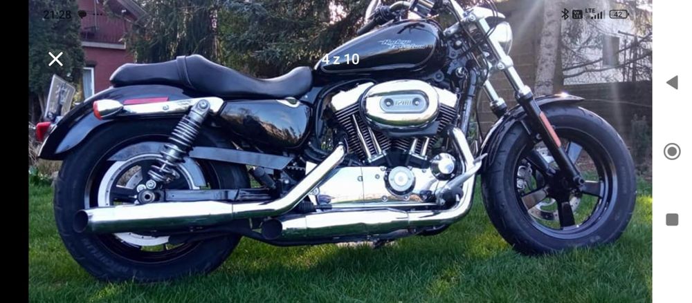 Harley Davidson Sportster 1200, rok produkcji 2016, przebieg 17000 km.