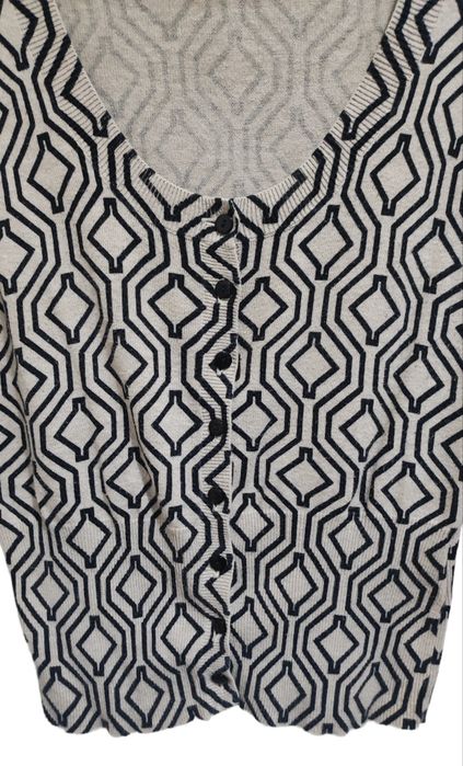 Casaco padrão geométrico