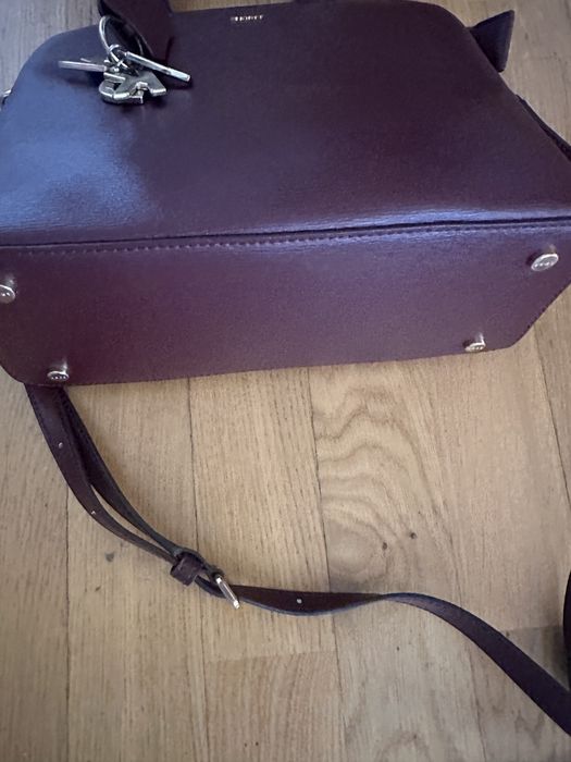 Сумка екошкіра  бордо  фірмова DNKR