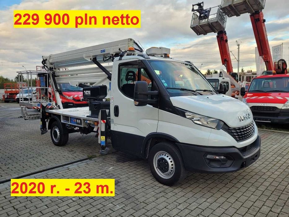 iveco podnośnik koszowy zwyżka przegubowy z jib /cte/zed/23m/multitel