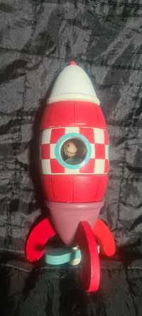 [15] BESSTUUP Drewniana rakieta, super zabawka, kolekcja