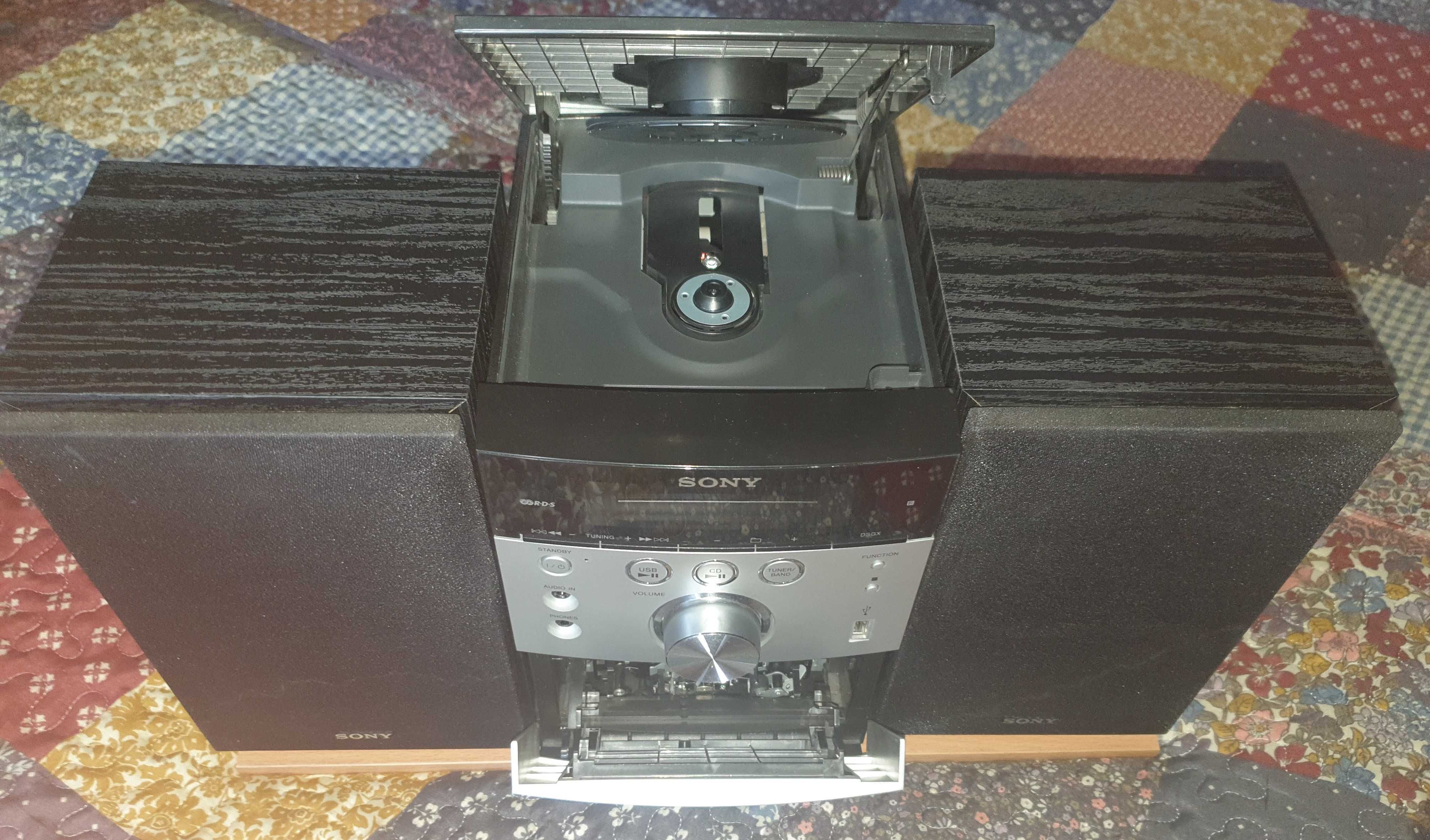 Wieża SONY HCD-EH25 - CD,USB,AUX, RADIO, MP3, Magnetofon, Bluetooth