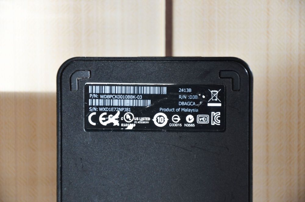 WD Elements SE Portable 1 TB USB 3.0 External Hard Drive - WDBPCK0010B