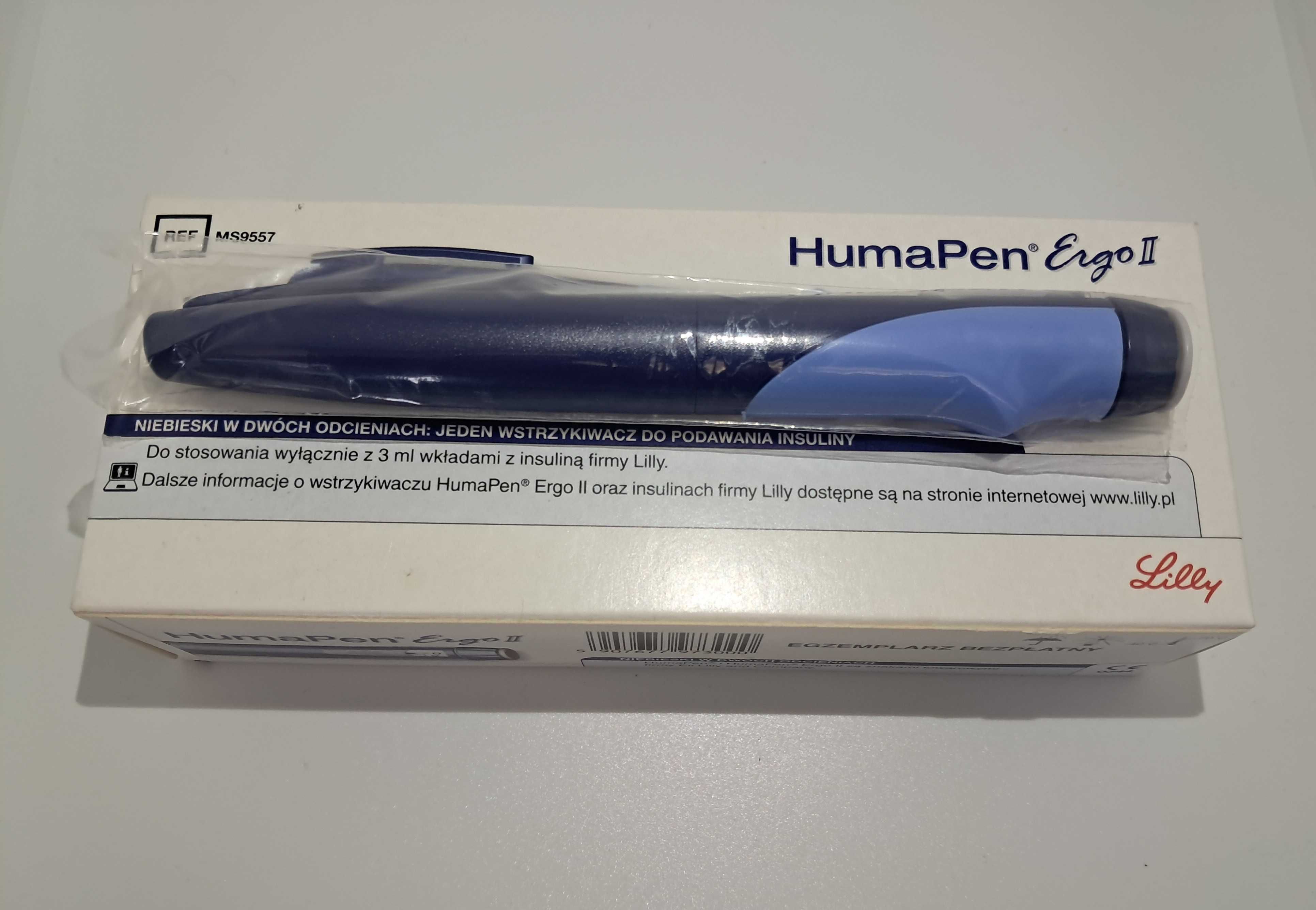 Wstrzykiwacz insulinowy HumaPen® Ergo II - fabrycznie nowy.