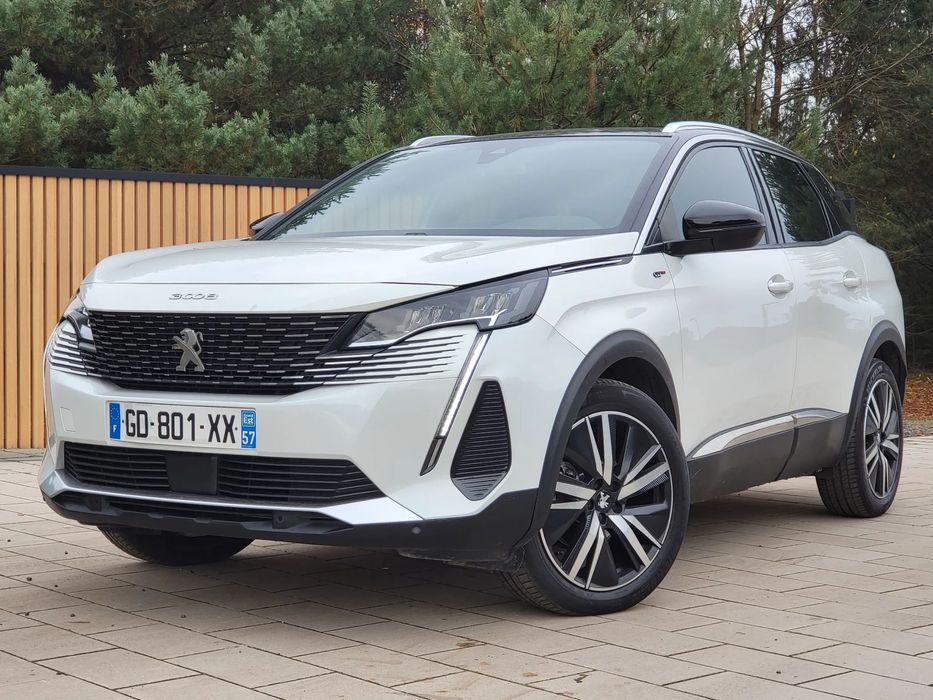 Peugeot 3008 1.2/130KM 2021r Gt Line Automat FullLed Focal Kamera Hak