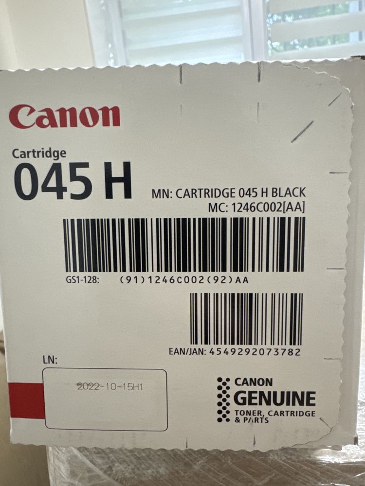 Картридж Canon 045Н black 1246C002