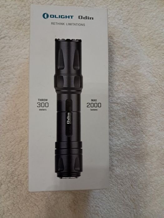 Фонарь Olight Odin Black тактический.Фонарик.л