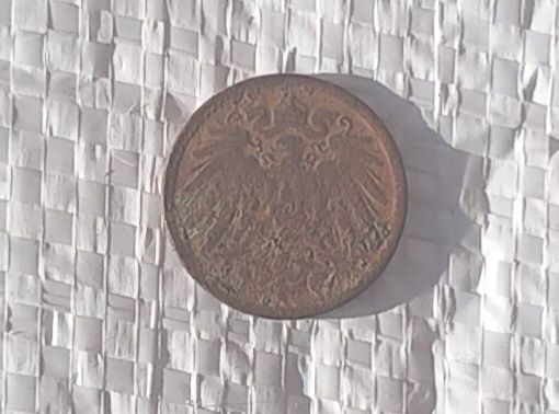 5 pfennig 1908 rok.