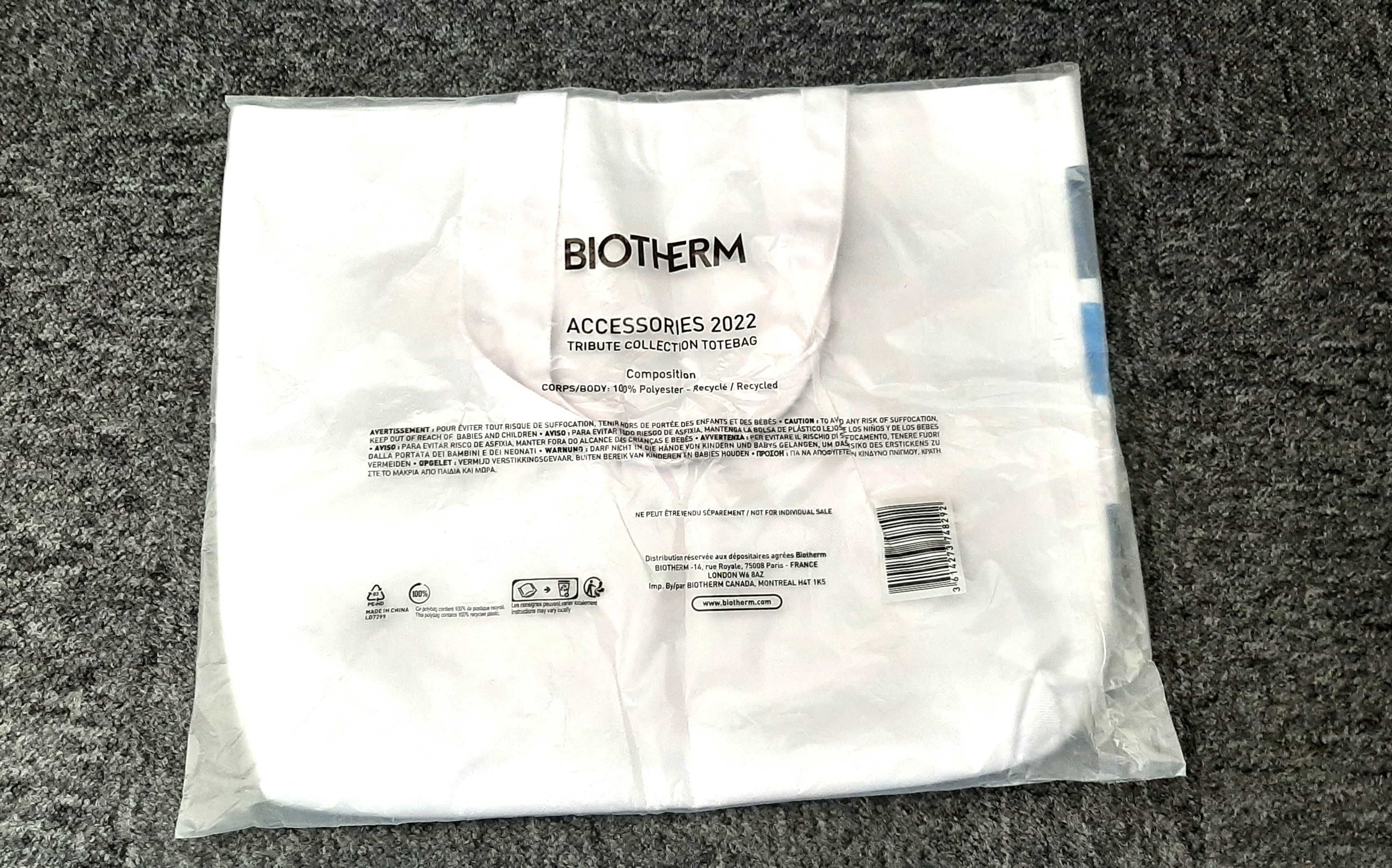 nowa torba Biotherm na plażę zakupy