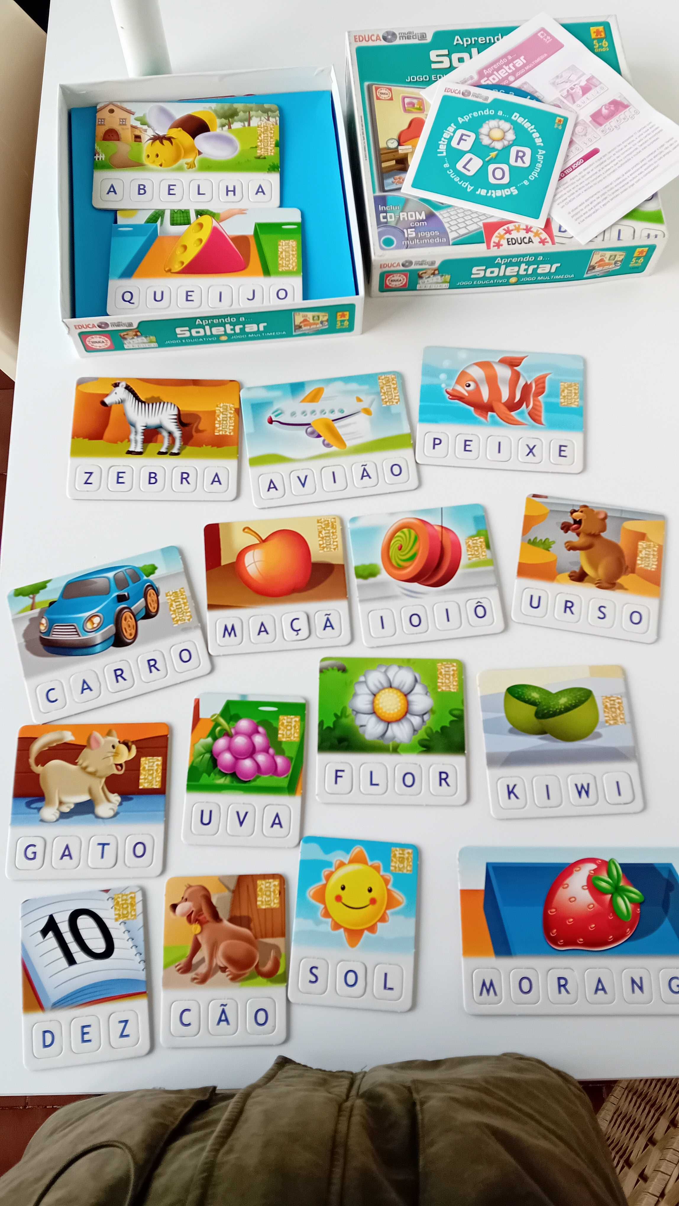 Jogo didáctico aprendizagem leitura