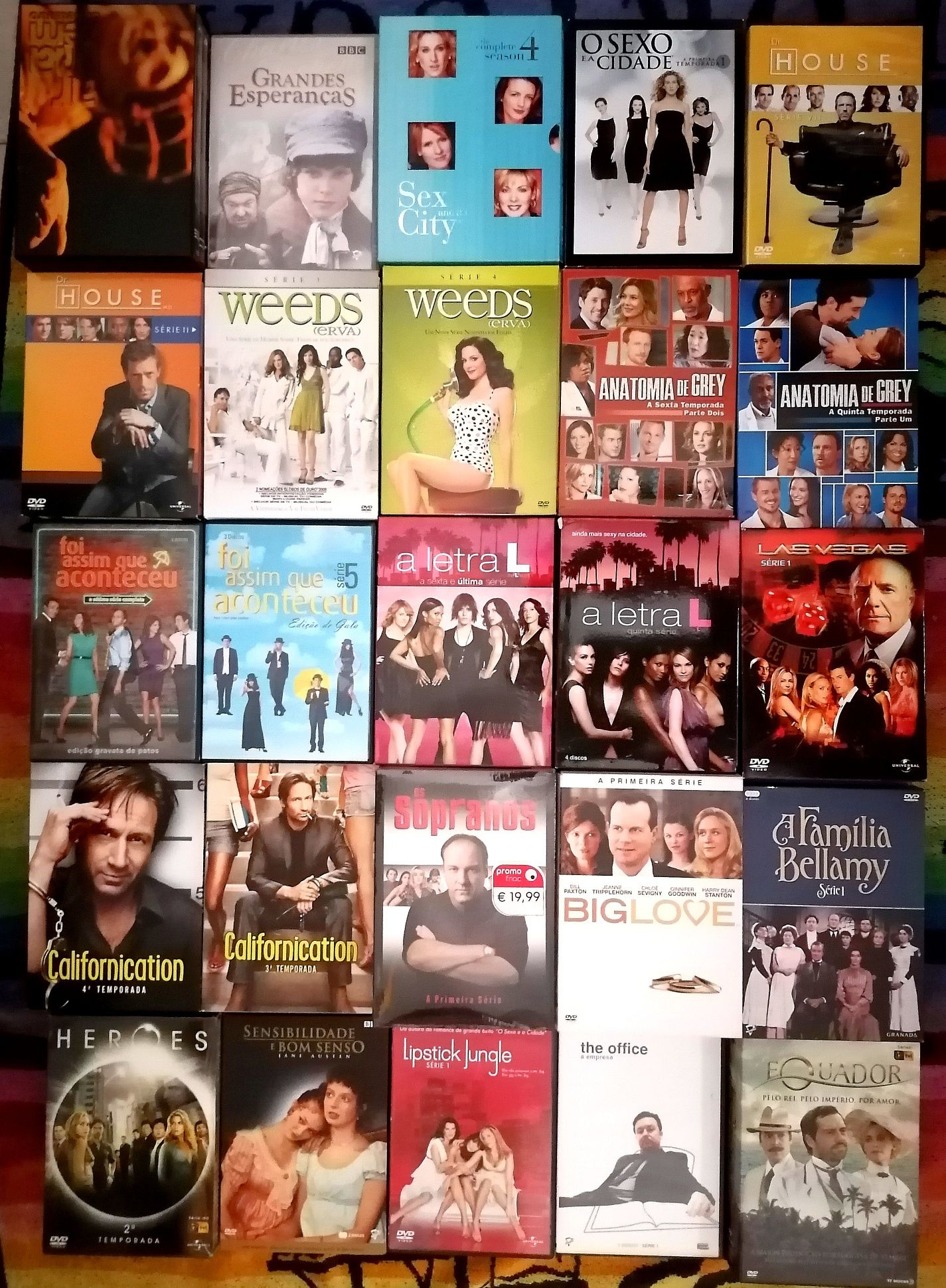 LOTE 185 DVD's Originais (LOTE 52) filmes / séries