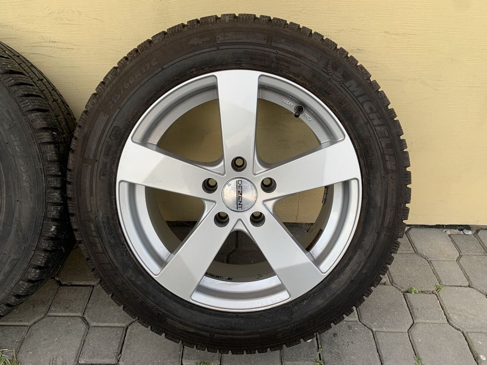 Koła Alufelgi 17” 5x120 + Opony Zimowe 215/60R17C VW Transporter T5 T6