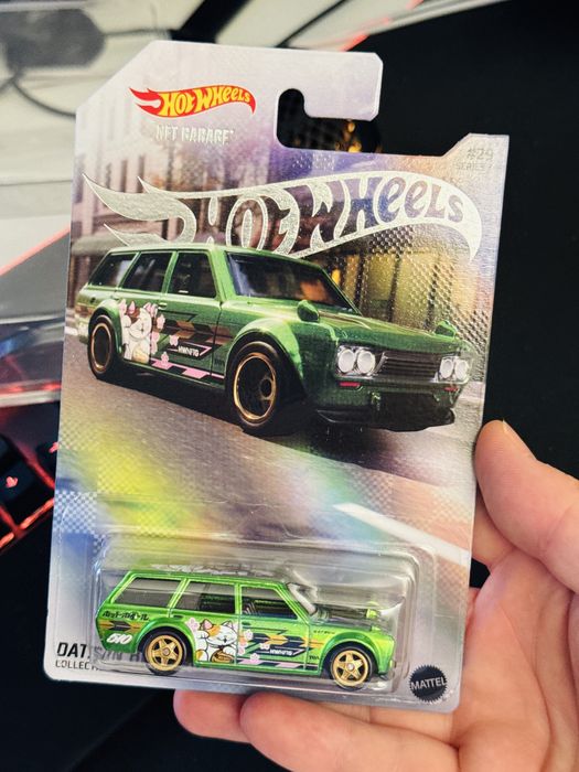 Hot Wheels Datsun Bluebird Wagon 510 NFT unikat NFTH Super Rare 2023