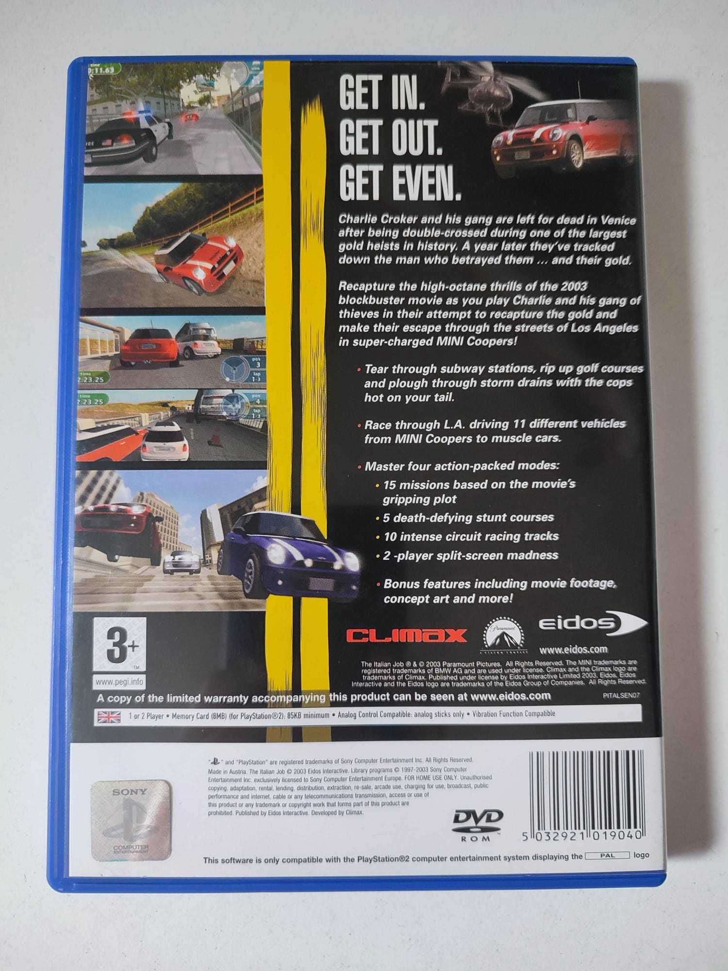 PS2 - The Italian Job L.A. Heist