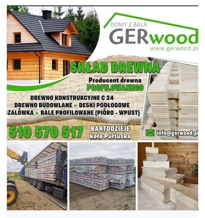 Drewno konstrukcyjne c24 KANTÓWKA