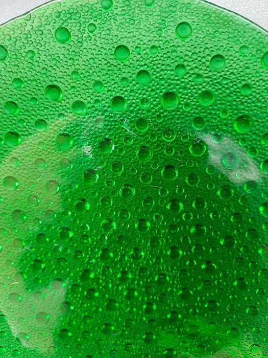 Patera/talerz/asteroid/ zielony/szmaragdowy