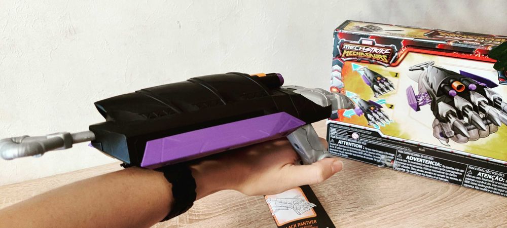Іграшковий бластер NERF Marvel Mech strike Чорна Пантера (F6597/F6678)