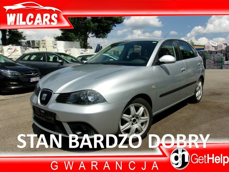 Seat Ibiza Klimatronic, Ele szyby 4x, Ele lusterka, 5 drzwi, Komp. pokładowy