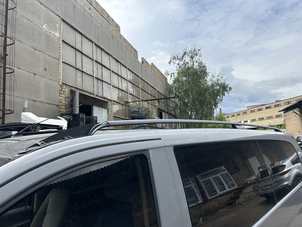 Рейлинги Mercedes Vito 639, Viano extra long кузов на крышу 2 шт