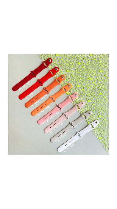 Силіконовий ремінець Apple Watch 38 40 41 42 44 45 49 епл вотч