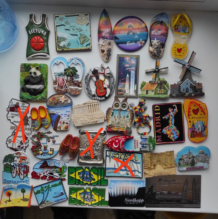 Магніти на холодильник колекція світу магнитики магниты