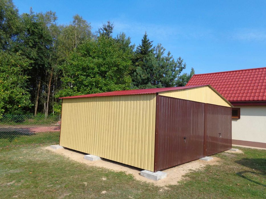 Blaszany garaż 3m x 5m (szer x dług) Dostawa Montaż Promocja Rzeszów