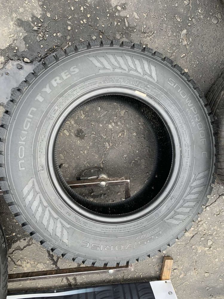 Шини нові 225/70 R15С Nokian зима 2024 рік