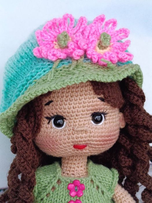 Вязаная кукла,  Игрушка ручной работы