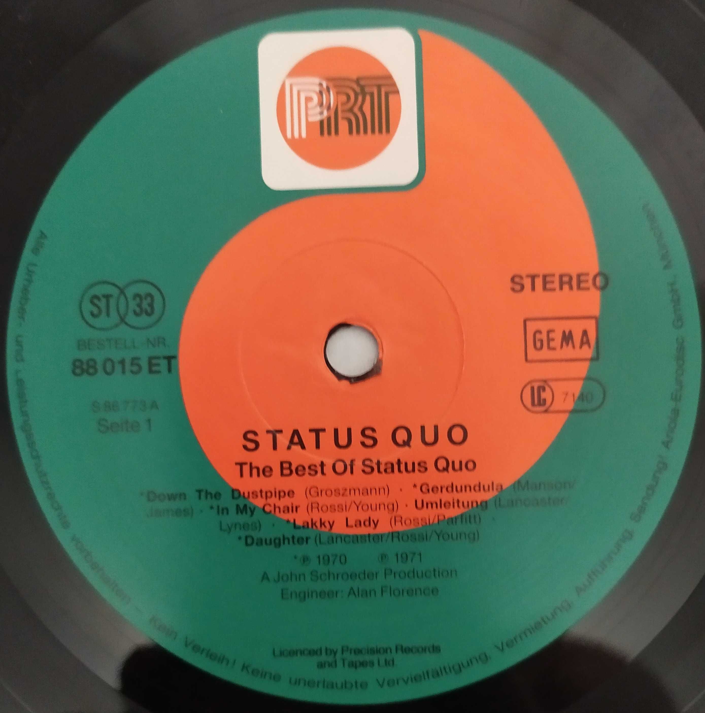 Status Quo - The Best Of. LP. Ex. German