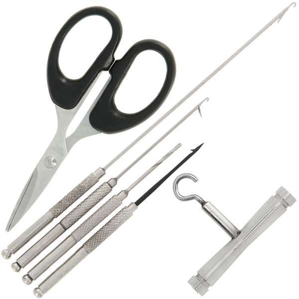 NGT Zestaw igły,wiertła metal -6pc Stainless Steel Baiting Set