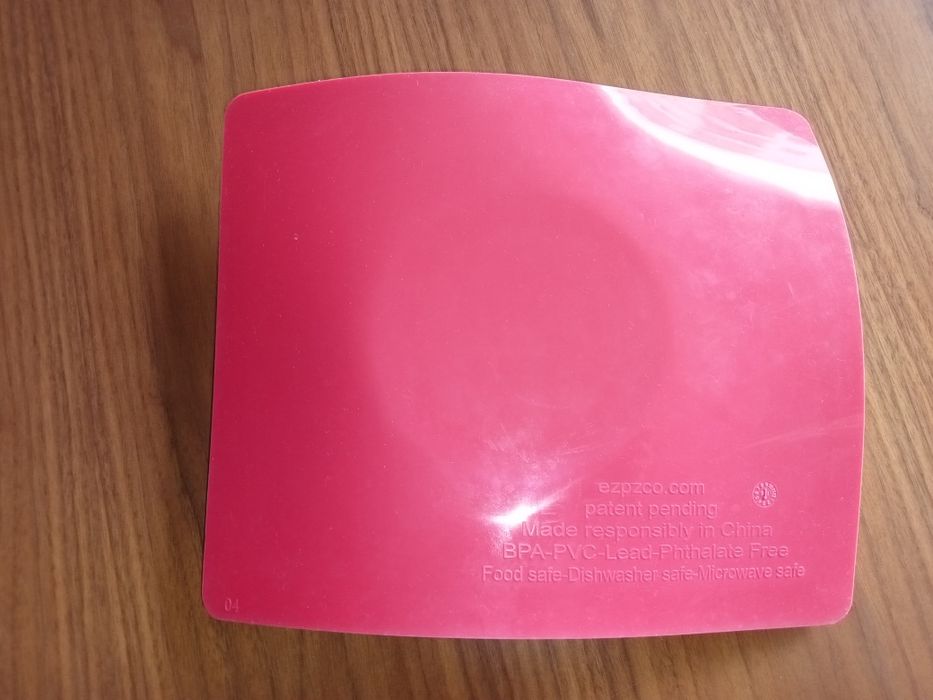 EZPZ happy mat prato silicone alimentar bebés coral