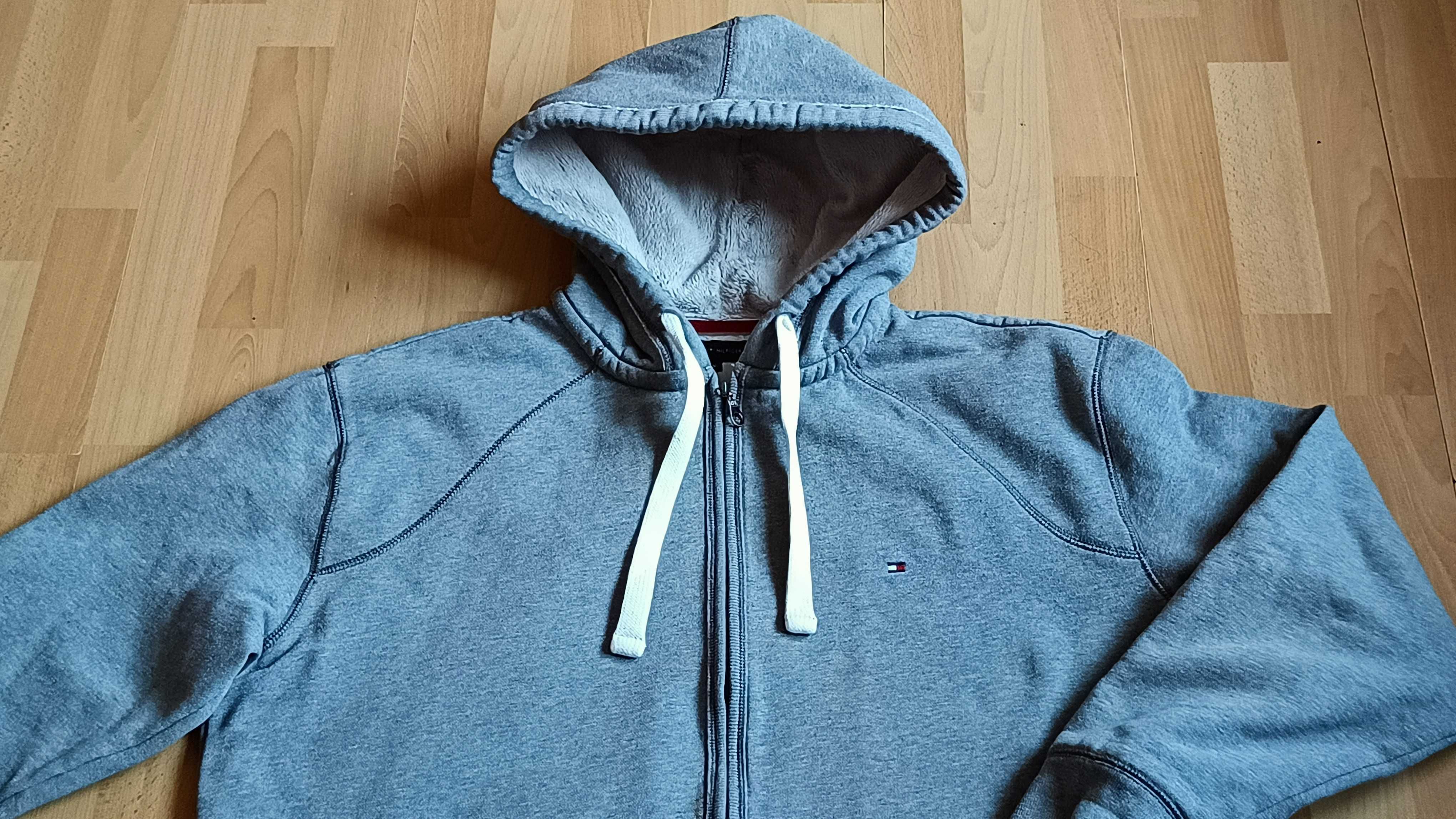 Męska bardzo ciepła bluza TOMMY HILFIGER r.XXL stan bardzo dobry