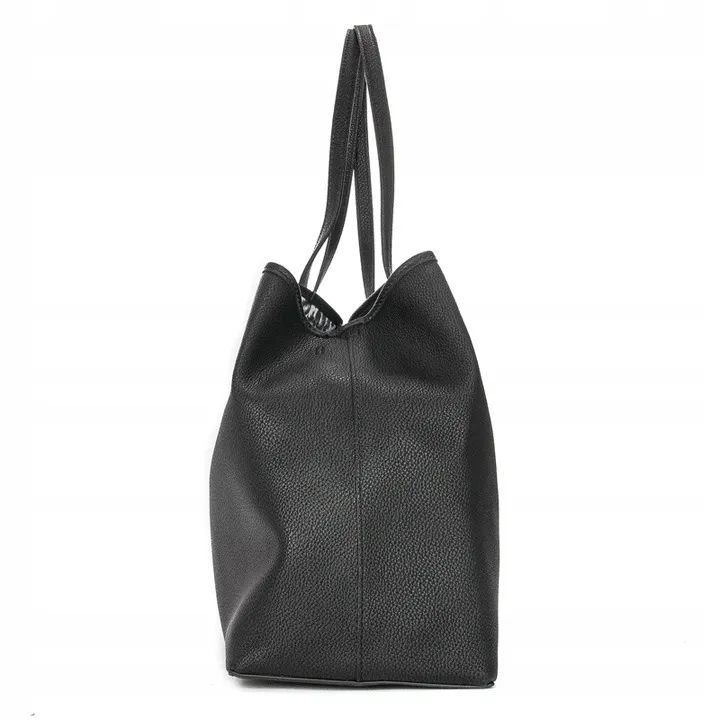 Torebka shopper skóra ekologiczna czarny