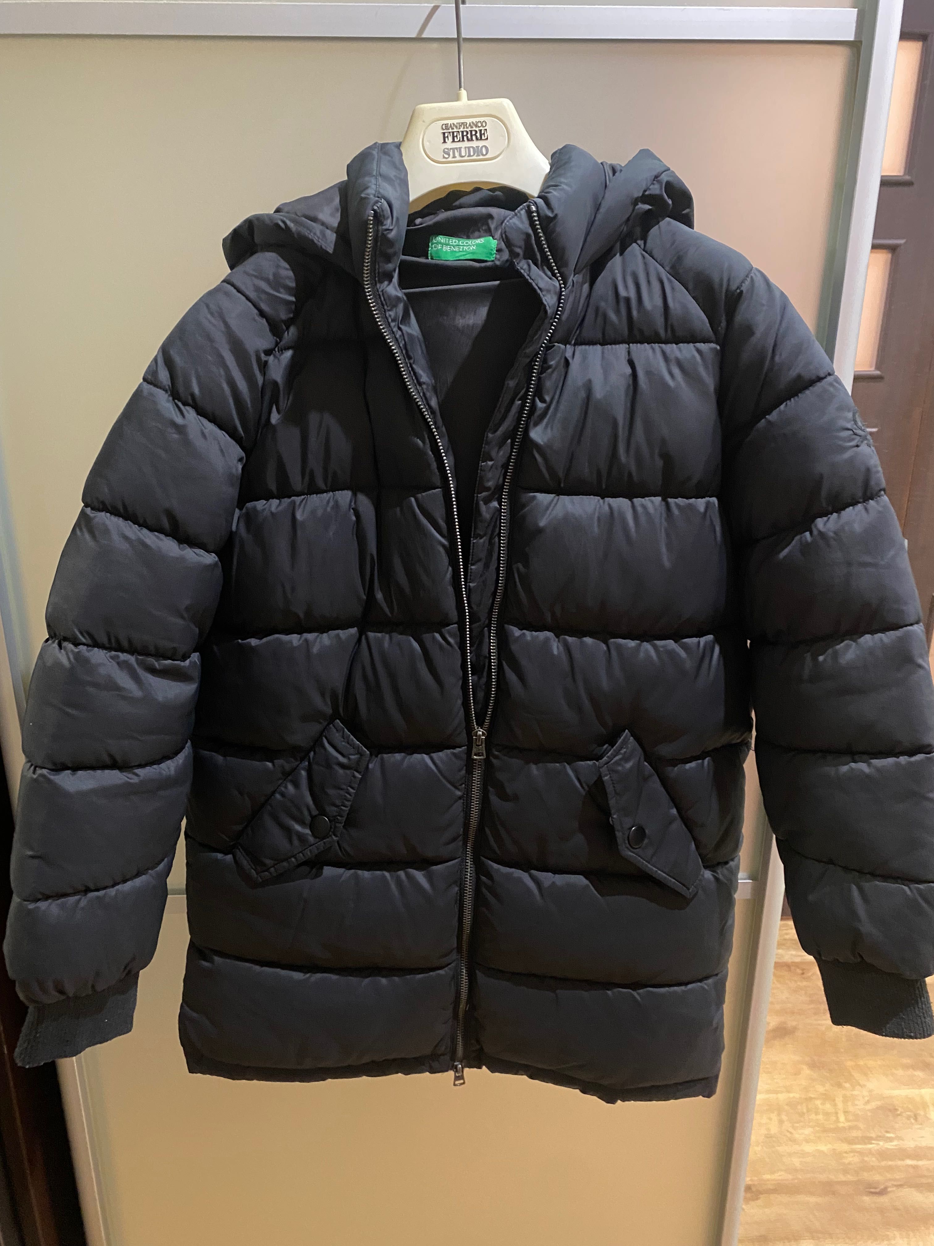 Куртка зимняя,Benetton 8-9 лет