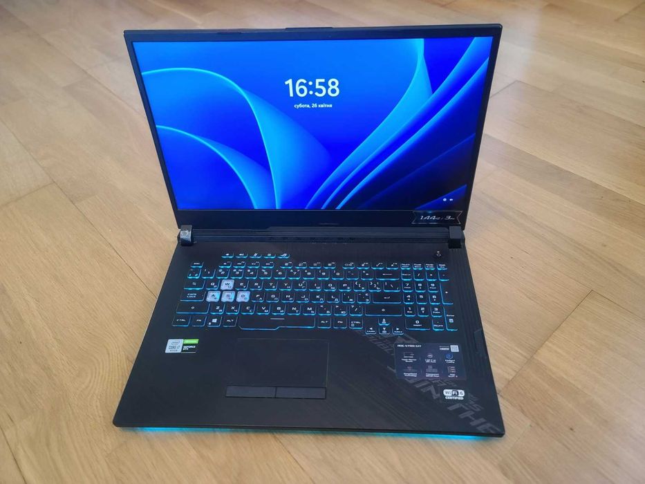 Ігровий Ноутбук ASUS ROG Strix G17 G712LU-EV013, i7 GTX 1660 Ti, 6 ГБ