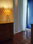 Candeeiro bonfire wood orange Sklum
