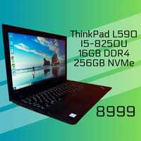 Ноутбук Lenovo ThinkPad L590 | I5-8250U | 16GB DDR4 | 256GB NVMe