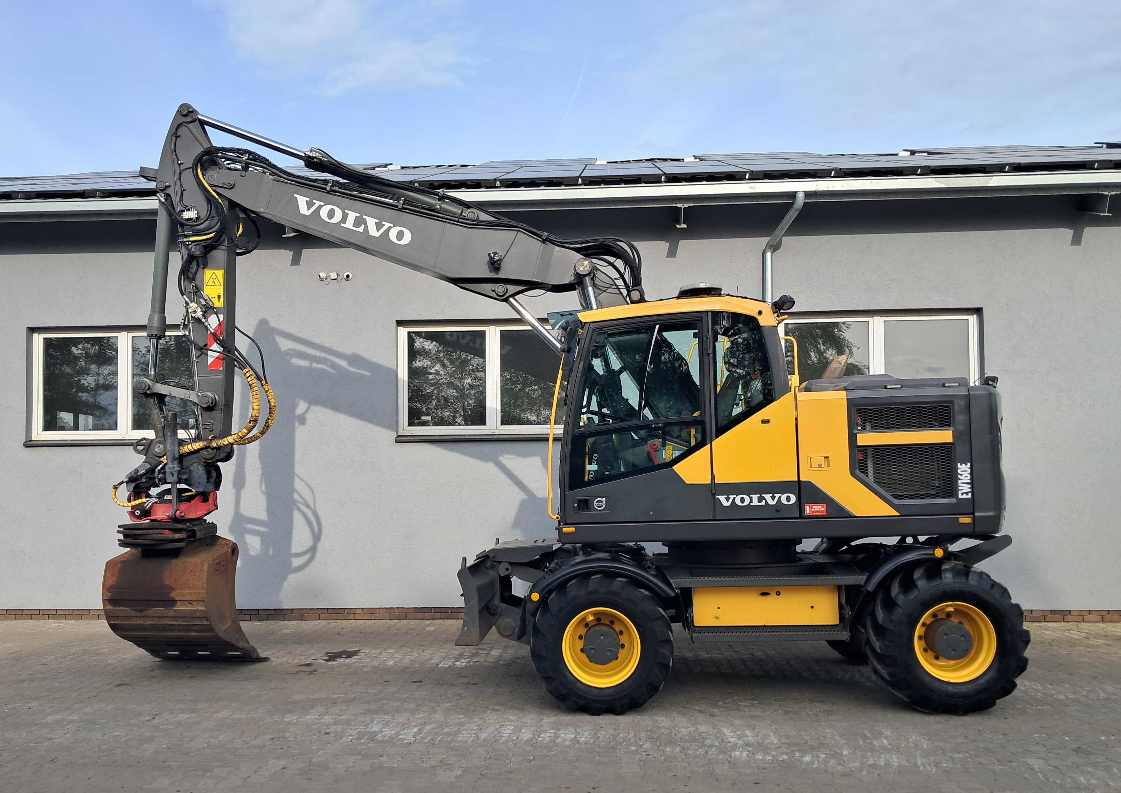 VOLVO EW 160 E ROTOTILT R6 Szczypce Indexator 2016r Oryginał GPS 3D